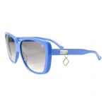 Shiny Blue w/ Smoke Gradient Lens