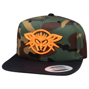 Camo-Black w / Neon Orange