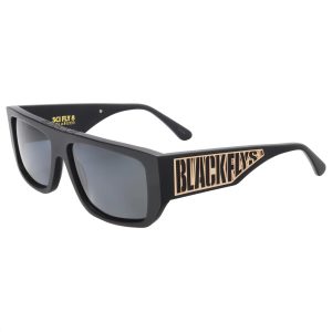 Matt Black/ Gold Logo w/ Smoke Polarized Lens