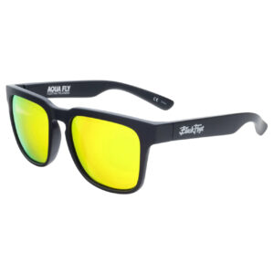 Matte Black w/ Gold Mirror Polarized Lens