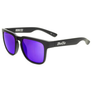 Matte Black w/ Purple Mirror Polarized Lens