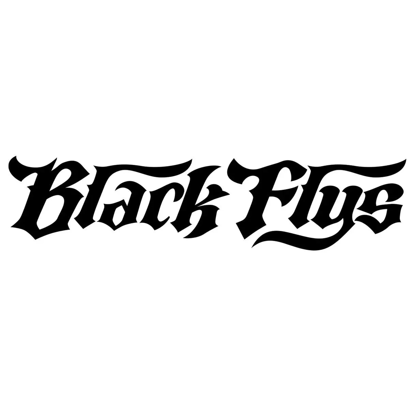 fly english sticker blk