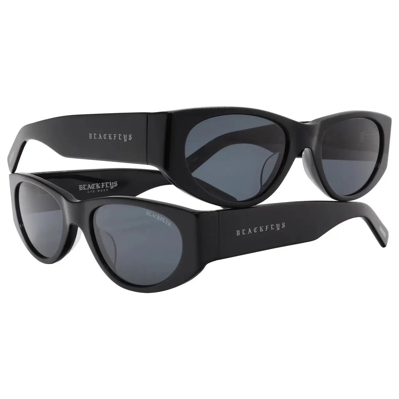 Black Flys Fly DMC Sunglasses in Black Black Flys Mono Fly Sunglasses | FramesDirect.com main image 2